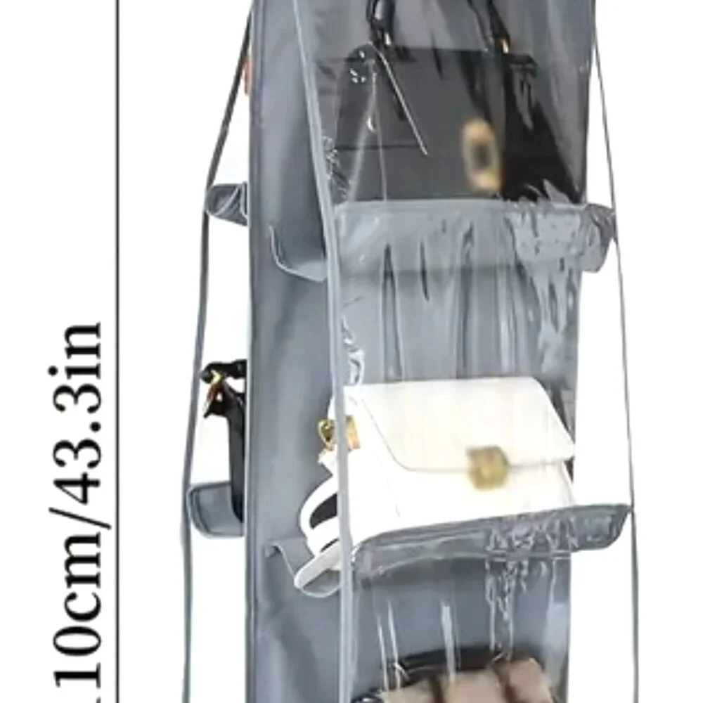 NIP 8-Slot Grey Purse Organizer